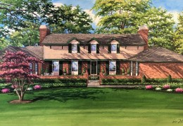 Watercolor-of-Kranich-former-residence-©-2021-Flecke