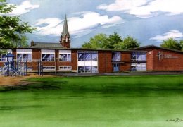 Watercolor-portrait-of-St-Johns-Lutheran-School1