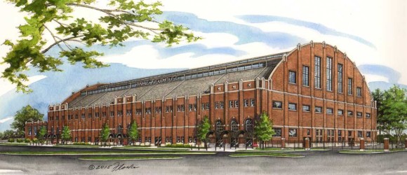 Hinkle Fieldhouse arena featured image on website copyright 2015 Richelle Flecke