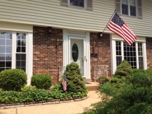Flag by our porch 7