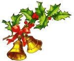 Chritmas bells and holly