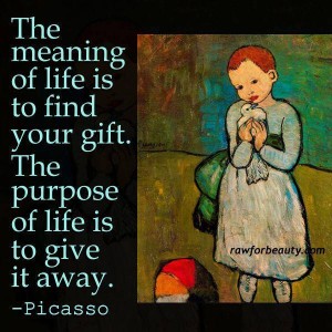 Picasso quote and image