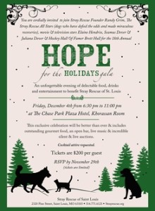 Hope for the Holidays gala invite
