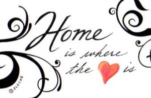 Home is where the heart is image copyright Flecke