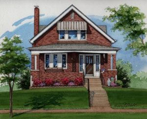 Brick home (c) 2016 Richelle Flecke