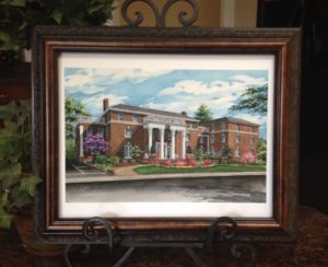 Framed Gamma Phi print