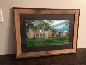 Framed Portrait of Waterloo, IL Home