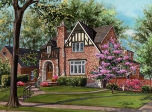 St Louis Tudor style home © Richelle Flecke