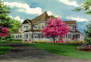 Watercolor of Wisconsin Home