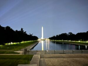 Reflecting Pool at Dusk