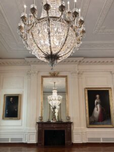 Chandelier in White House