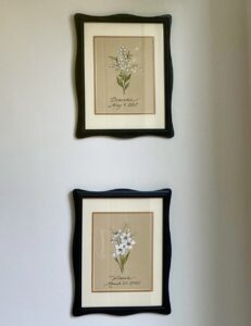 Floral framed art © 2026 Flecke
